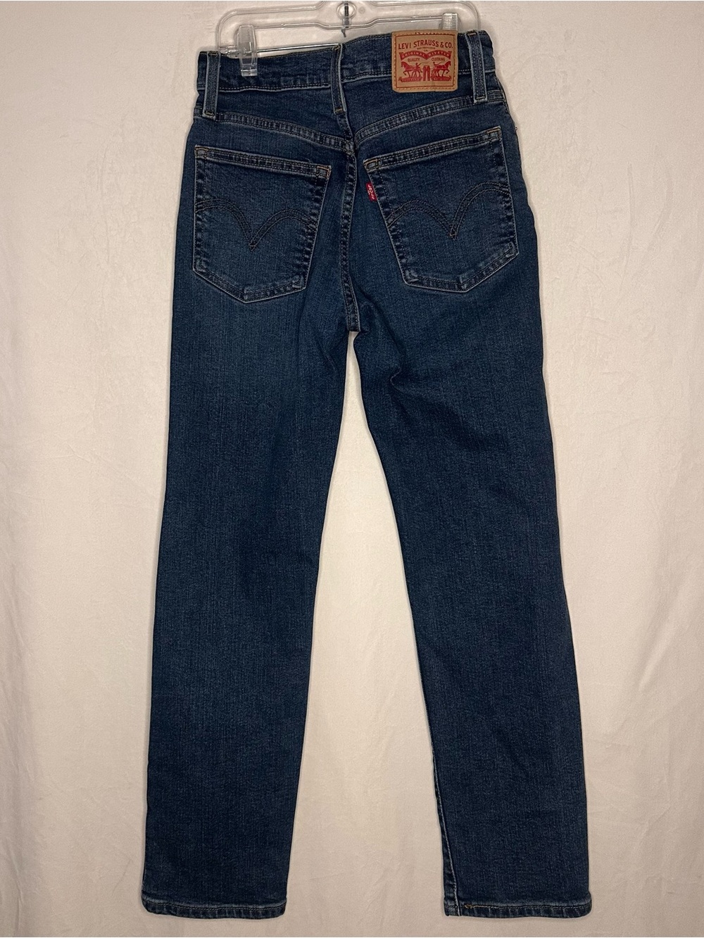 Levi's Denim Wedgie Straight Ankle Streetwear Jeans High rise Button Fly 26x28 - Picture 9 of 15